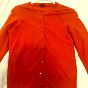 Red Jcrew Cardigan